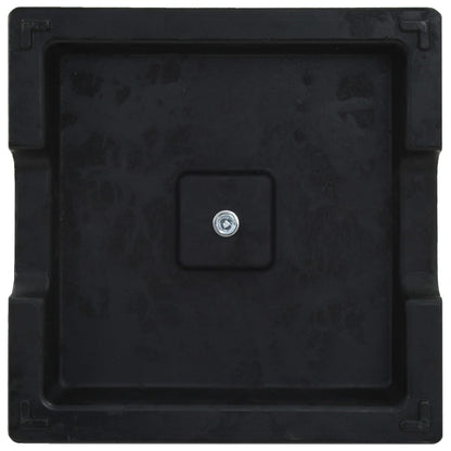Parasol Base Square Polyresin 8 kg Black