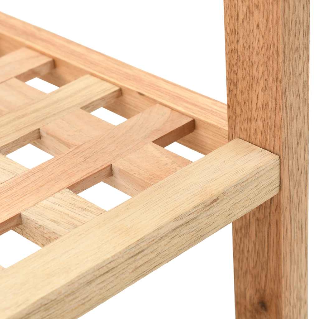 Shoe Rack | Brown | Solid walnut wood | Medium | Shoe Rack | Rectangular