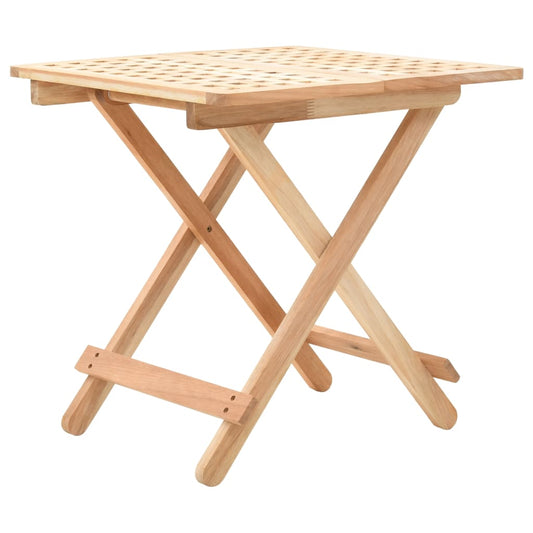 Side Table | Brown | Solid walnut wood | Compact | Collapsible