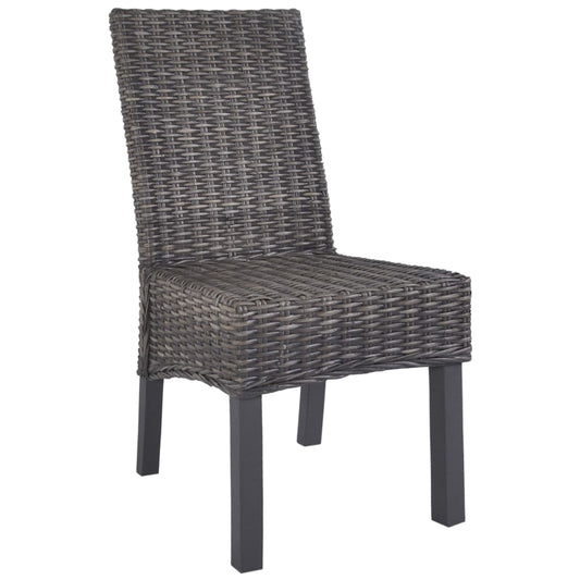 Dining Chair | Set of 4 | Brown with grey wash finish