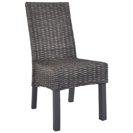 Dining Chair | Set of 6 | Brown with grey wash finish