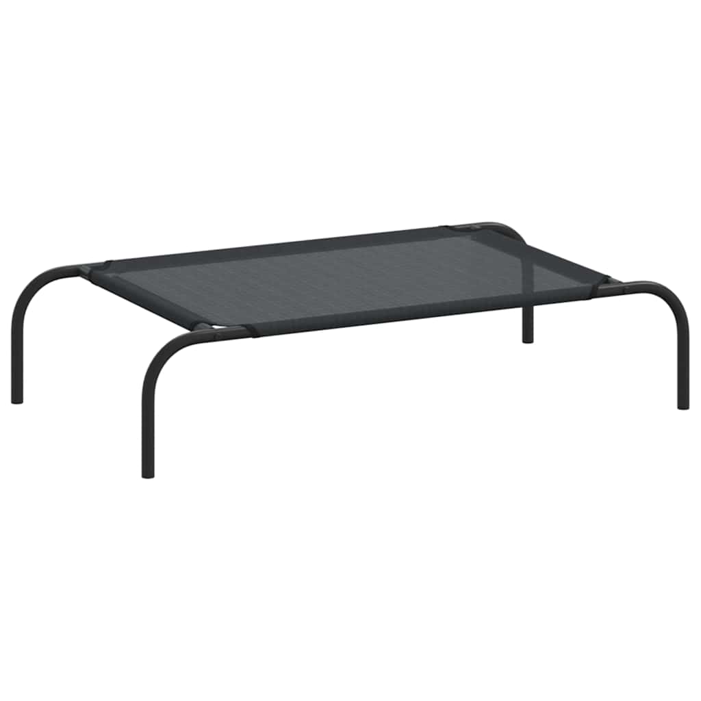 Dog Bed | Black | Textilene and Powder-Coated Steel | Small | Dog Bed