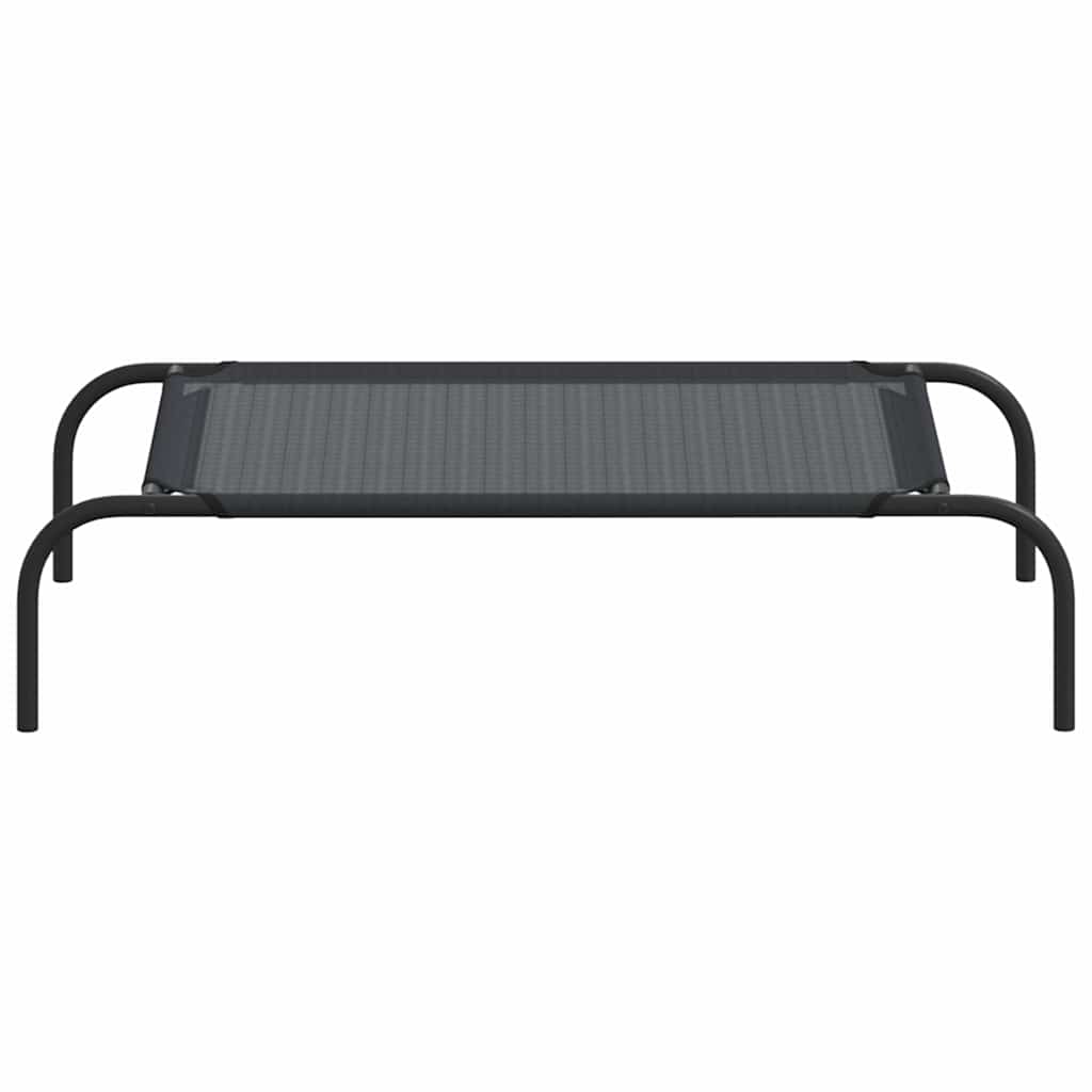 Dog Bed | Black | Textilene and Powder-Coated Steel | Small | Dog Bed