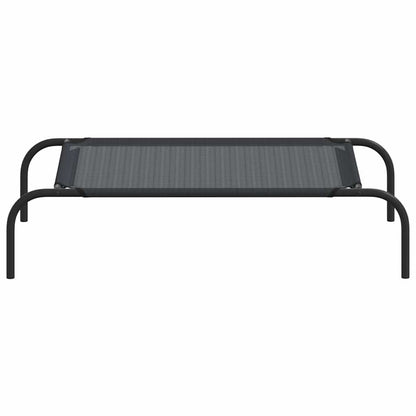Dog Bed | Black | Textilene and Powder-Coated Steel | Small | Dog Bed