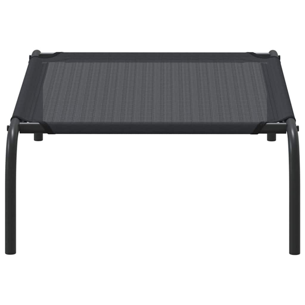 Dog Bed | Black | Textilene and Powder-Coated Steel | Small | Dog Bed