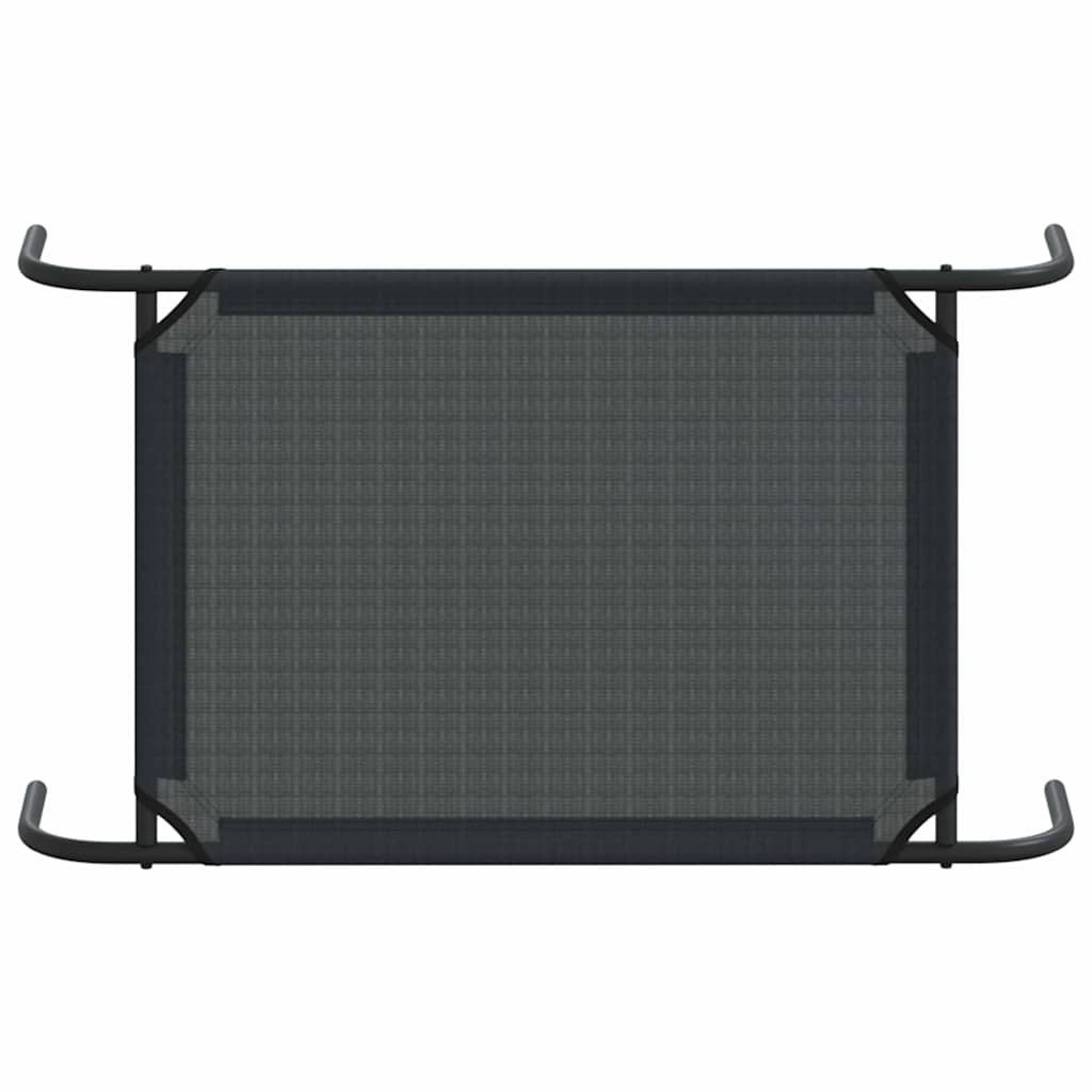 Dog Bed | Black | Textilene and Powder-Coated Steel | Small | Dog Bed