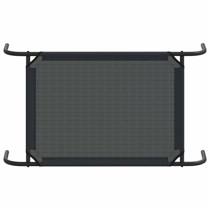 Dog Bed | Black | Textilene and Powder-Coated Steel | Small | Dog Bed