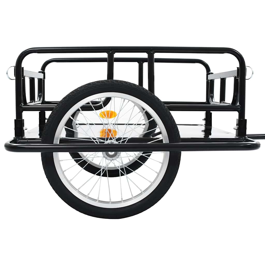 Bike Trailer 130x73x48,5 cm Steel Black