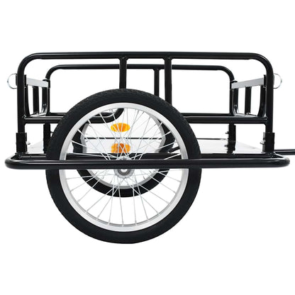 Bike Trailer 130x73x48,5 cm Steel Black