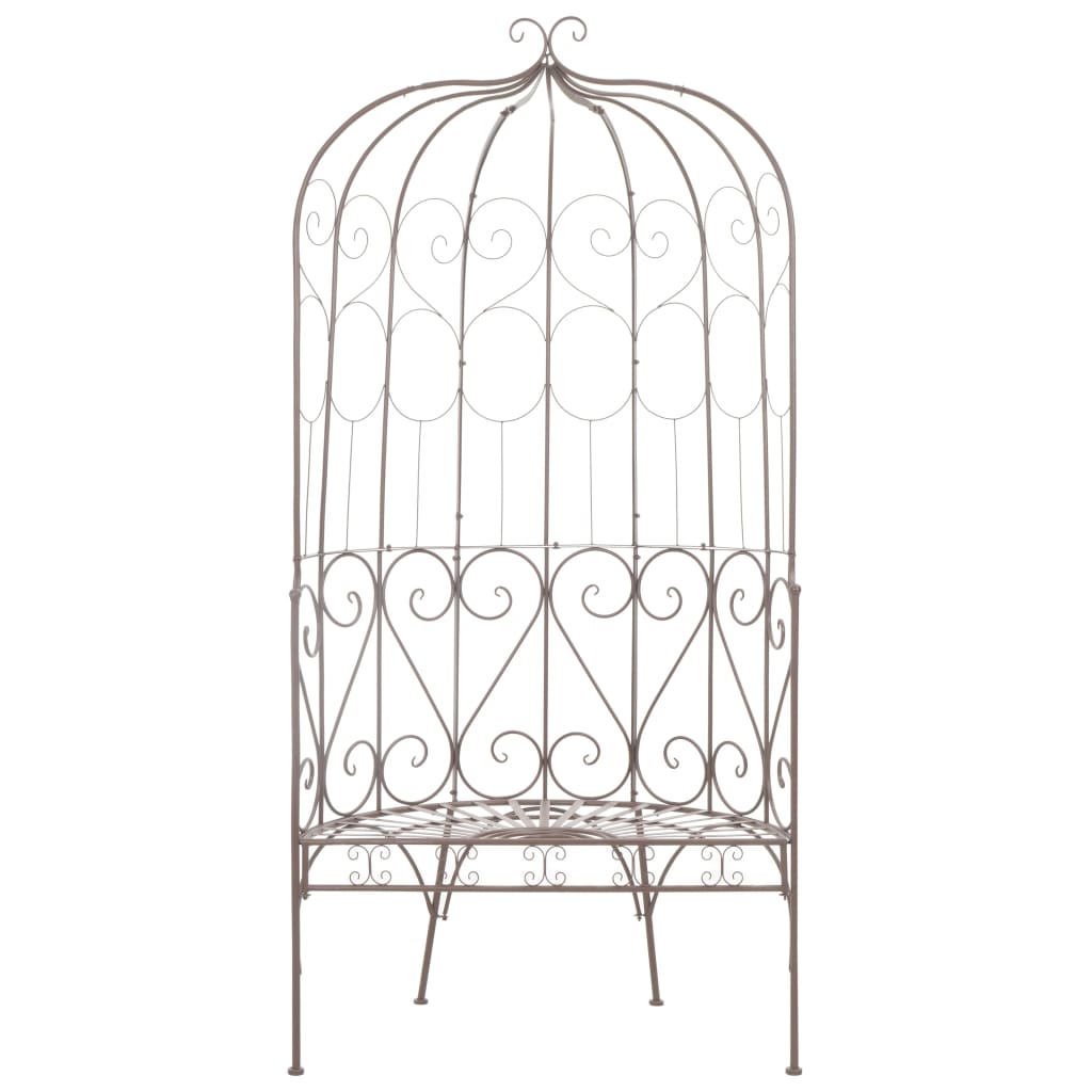 Garden Bench | Antique Brown | Wrought iron | 95 cm | Tough