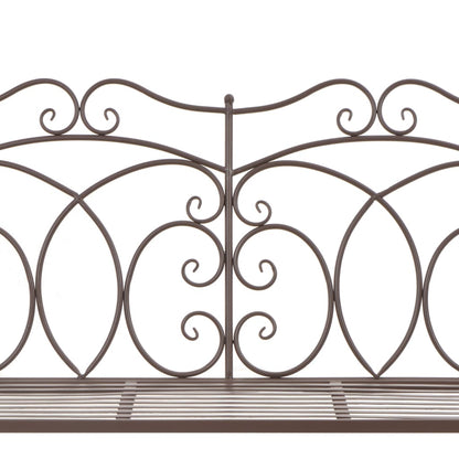 Garden Bench | Antique brown | Wrought iron | Medium | Garden Bench