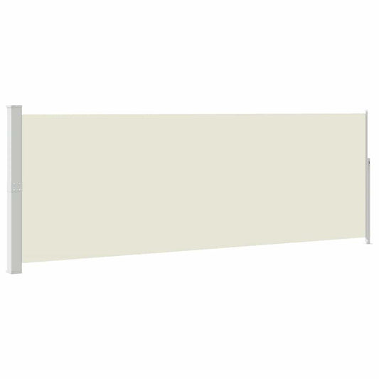Retractable Side Awning 160 x 514 cm Cream