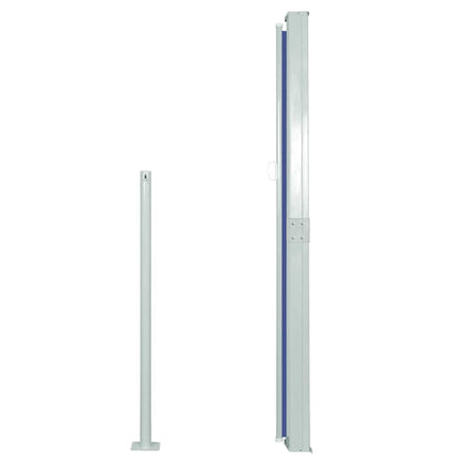 Side Awning | Green grey, blue | Steel, 100% polyester with PU coating