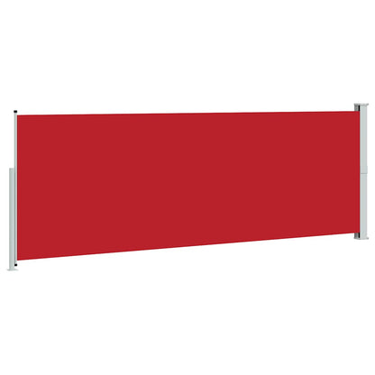 Side Awning | Red | Polyester with PU coating, Steel | 500 x 160 cm