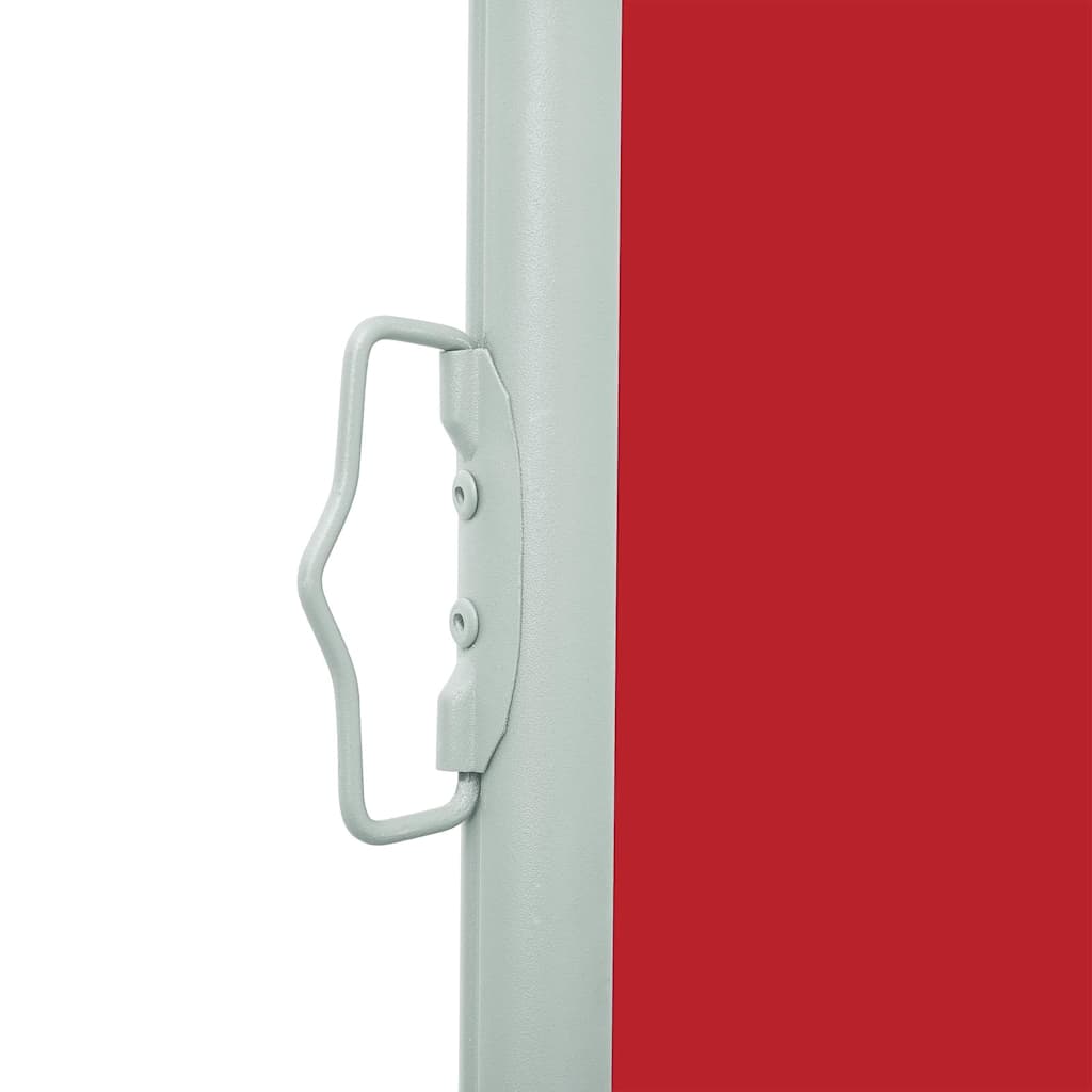 Side Awning | Red | Polyester with PU coating, Steel | 500 x 160 cm