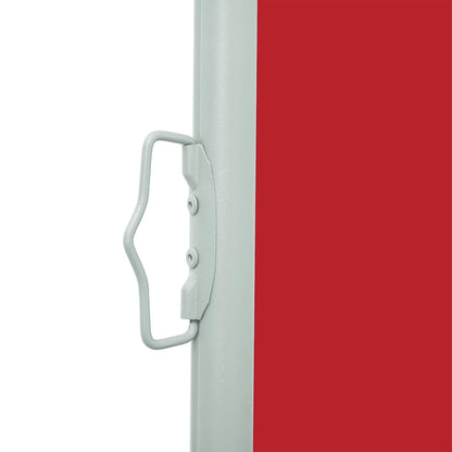 Side Awning | Red | Polyester with PU coating, Steel | 500 x 160 cm