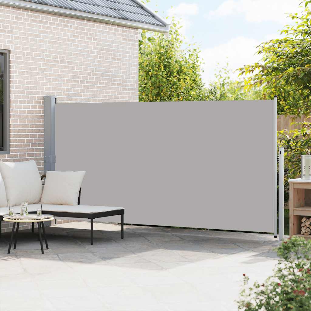 Side Awning | Grey | Steel frame, 100% polyester fabric with PU coating