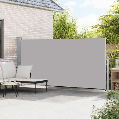 Side Awning | Grey | Steel frame, 100% polyester fabric with PU coating