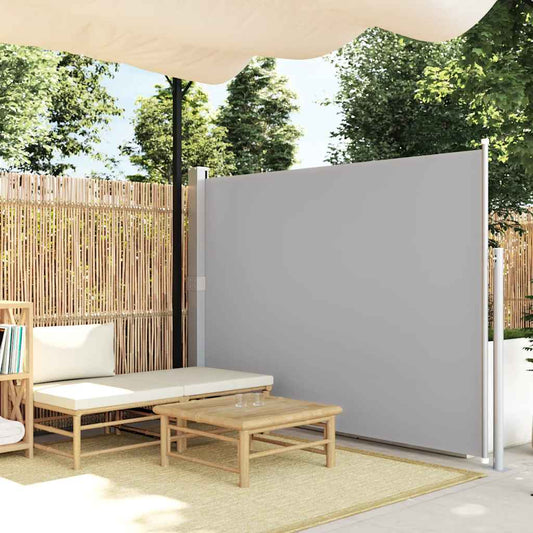 Side Awning | Grey | Steel frame, 100% polyester fabric with PU coating