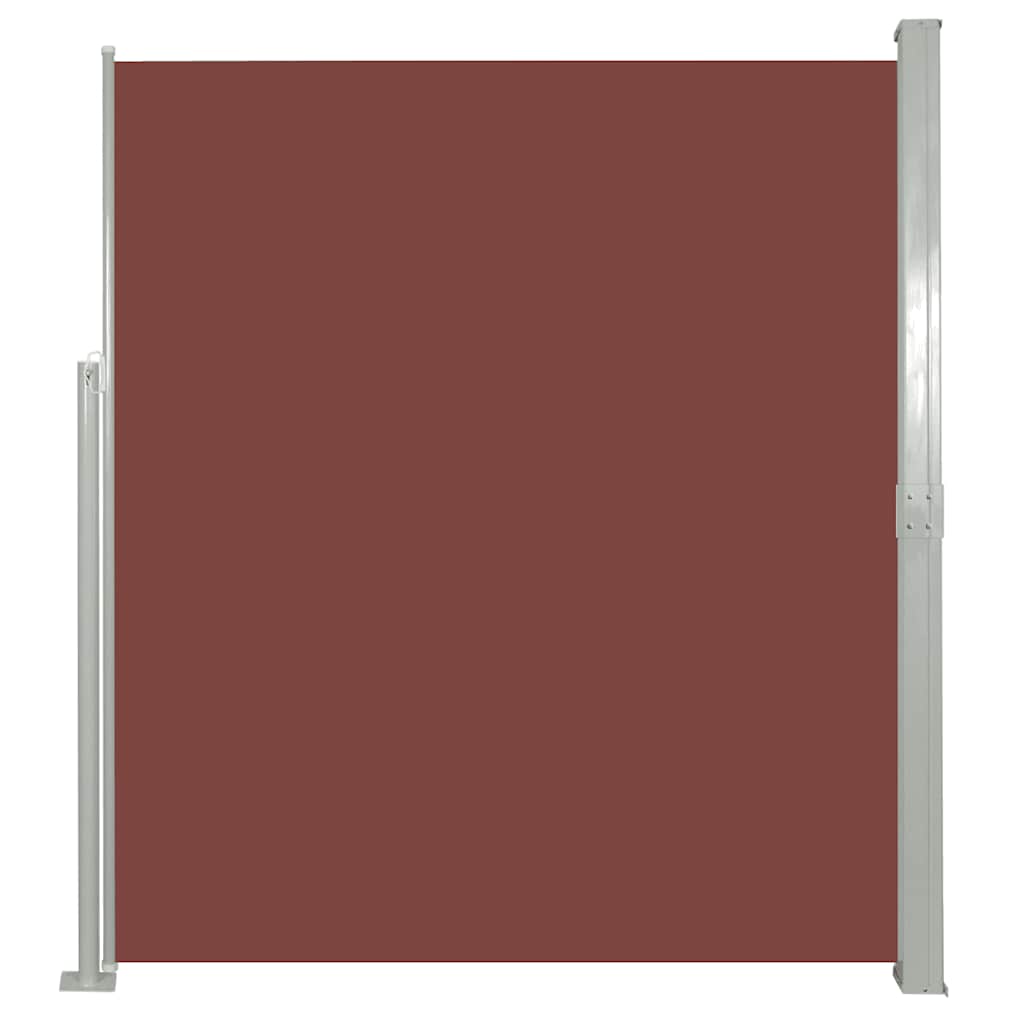 Retractable Side Awning 160 x 500 cm Brown