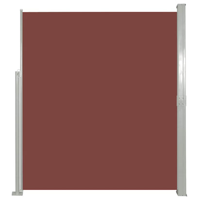 Retractable Side Awning 160 x 500 cm Brown
