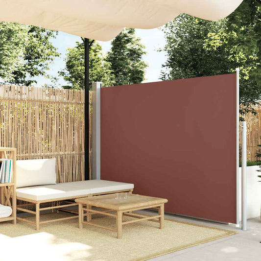 Retractable Side Awning 160 x 500 cm Brown