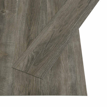 Self-adhesive Flooring Plank 32 pcs Grey and Brown 4.46 m² PVC