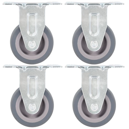 Fixed Casters 4 pcs 50 mm