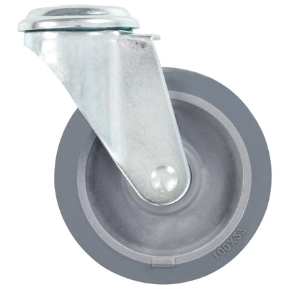 Bolt Hole Swivel Casters 4 pcs 100 mm
