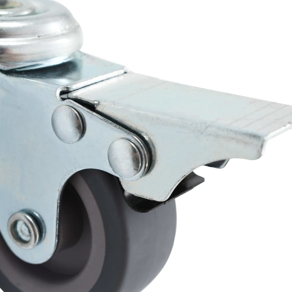 Bolt Hole Swivel Casters 4 pcs 50 mm