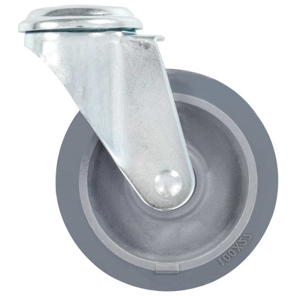 Bolt Hole Swivel Casters 4 pcs 100 mm