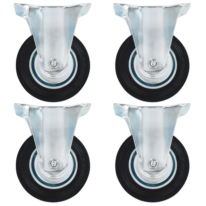 Fixed Casters 4 pcs 100 mm
