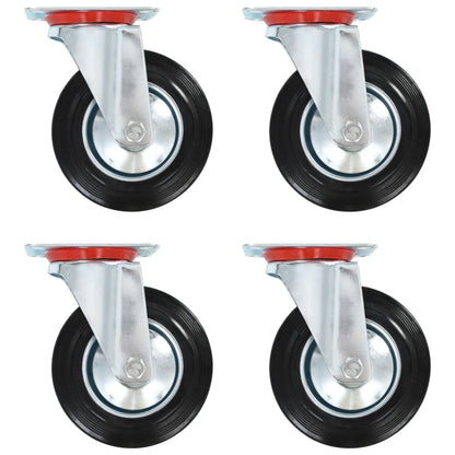 Swivel Casters 4 pcs 160 mm