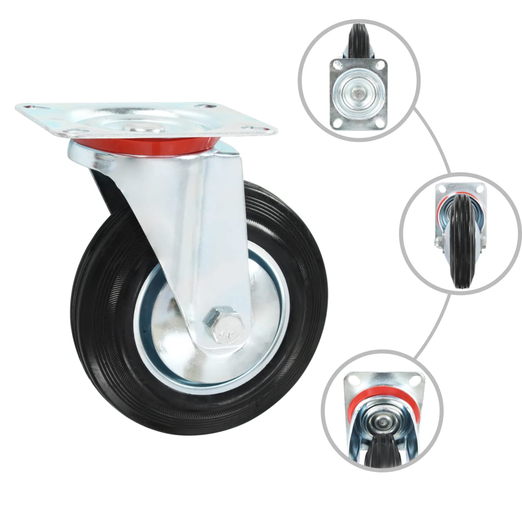 Swivel Casters 4 pcs 160 mm