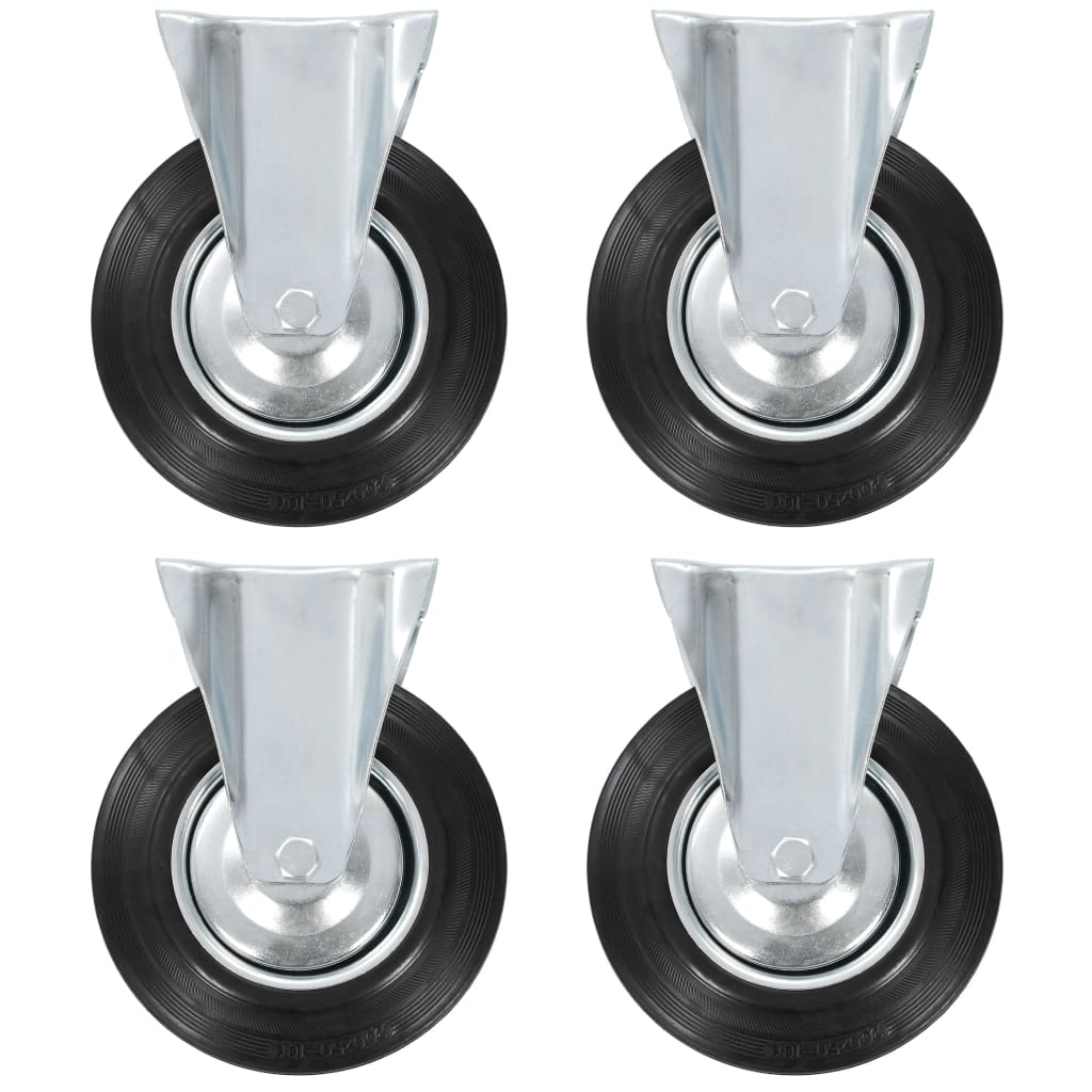 Fixed Casters 4 pcs  200 mm