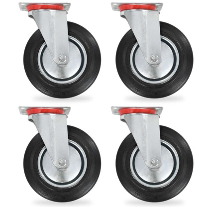 Swivel Casters 4 pcs 200 mm