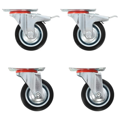 Swivel Casters 4 pcs 75 mm