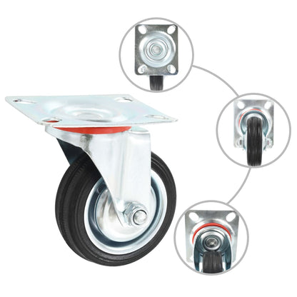 Swivel Casters 4 pcs 75 mm