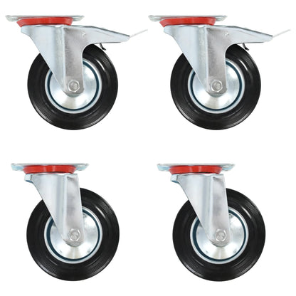 Swivel Casters 4 pcs 160 mm
