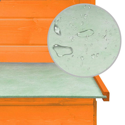 Chicken Cage Solid Pine & Fir Wood 170x81x110 cm