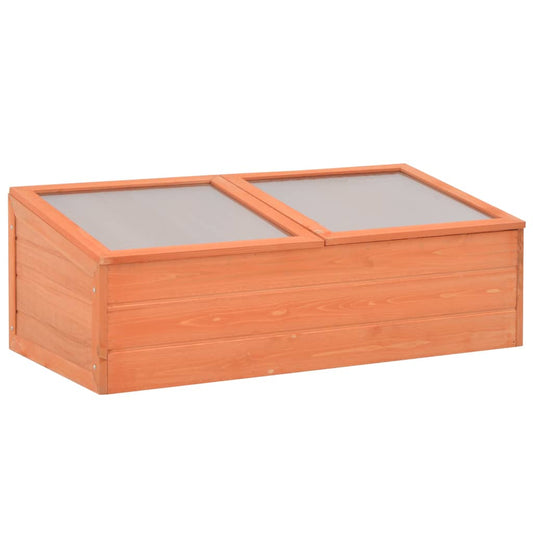 Greenhouse | Natural wood | Wood and PC board | 100x50x34 cm