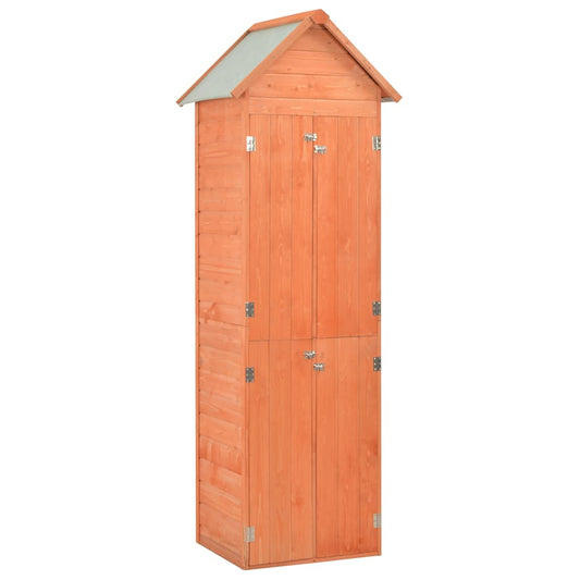 Garden Storage Shed | Brown | Wood | 71x60x213 cm | Garden Storage Shed