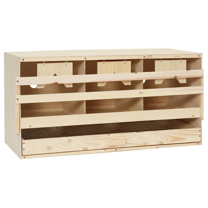 Chicken Laying Nest | Brown and natural wood colour