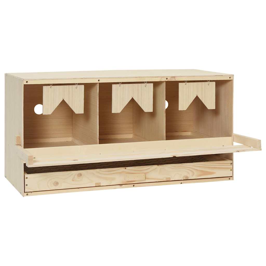Chicken Laying Nest | Brown and natural wood colour