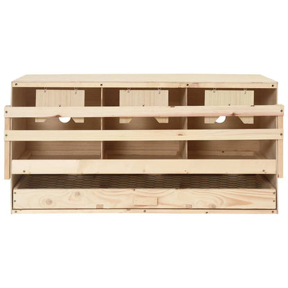 Chicken Laying Nest | Brown and natural wood colour