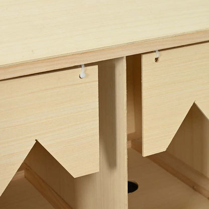 Chicken Laying Nest 3 Compartments 96x40x45 cm Solid Pine Wood