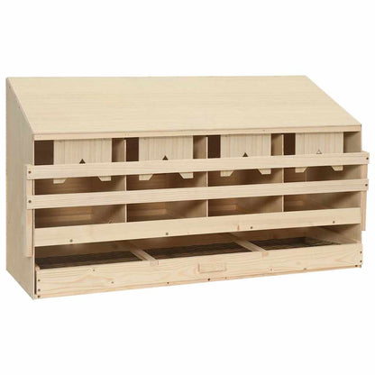 Chicken Laying Nest | Brown, Natural Wood Colour