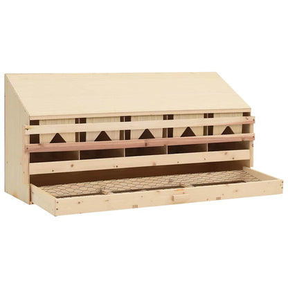 Chicken Laying Nest | Brown and natural wood colour