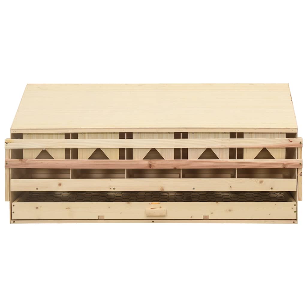 Chicken Laying Nest | Brown and natural wood colour