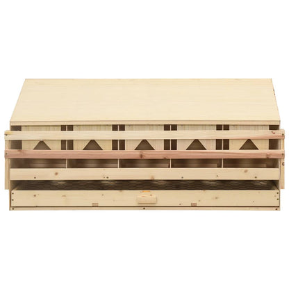 Chicken Laying Nest | Brown and natural wood colour